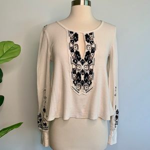 Free People Long Sleeve Thermal Top